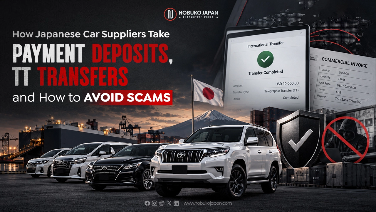 How Japanese Car Suppliers Take Payment Deposits, TT Transfers and How to Avoid Scams